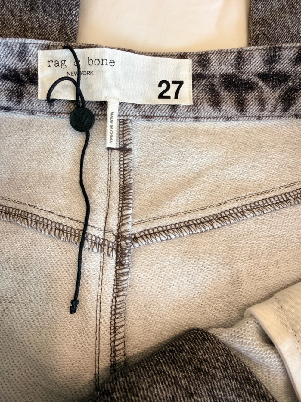 rag & bone Miramar Washed Black Wide Leg Jeans - Picture 6 of 13